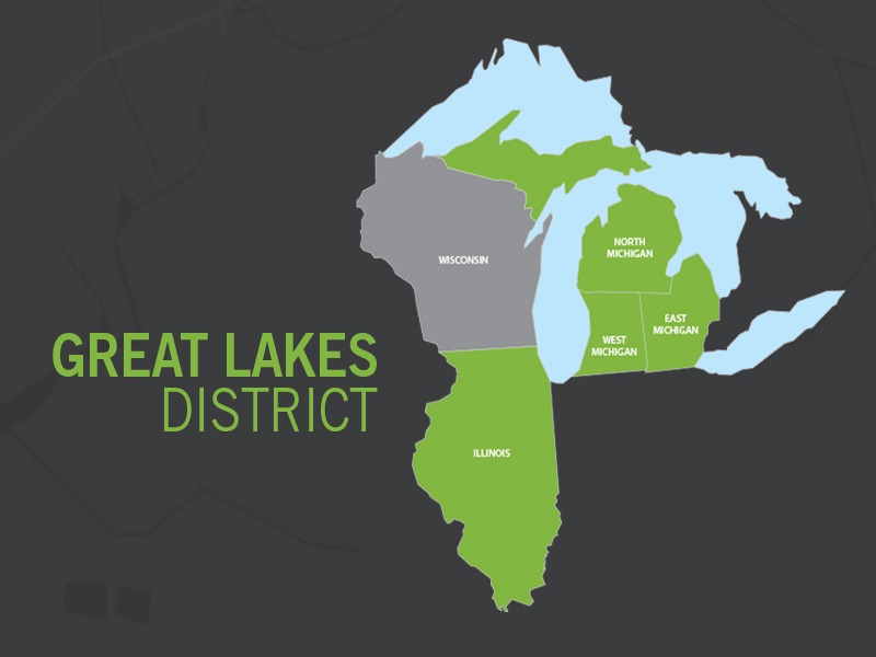 Great Lakes Map 